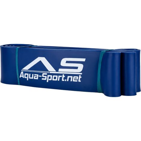 AQUA-SPORT POWERSTRECH SUPERBAND BLAU 2080x4,5x64mm WIDERSTAND 29-80kg AS2080 (1/5)