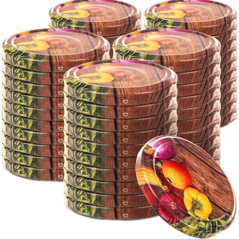 KADAX Verschlüsse für Einmachgläser Deckel Cap Fi66 Verschlüsse für Einmachgläser Konserven 50x