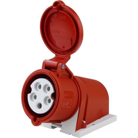 Enchufe 32A 5P (3P+N+Z) 6h IP44 de montaje en superficie TYP27008 Mennekes 7728 (1/3)