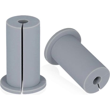 Kit de 2 passe-câbles pour câble Ethernet, passe-câble mural, gris (1/5)