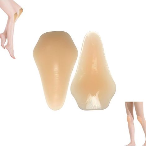 Ginocchiere protettive autoadesive in silicone rinforzato, confezione da 2 pezzi (1/4)