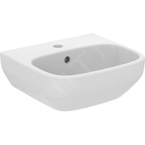 Ideal Standard i.Life A - Lave-mains 400x360 mm, avec trop-plein, trou pour robinetterie, blanc T470801 (1/5)