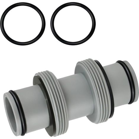Tuyau Piscine 38mm,Connecteur de Tuyau 38 mm,Adaptateur de Tuyau de pour Intex Bestway Coleman,Extension de Connecteur de Tuyau de Piscine(2 voies 1,5")