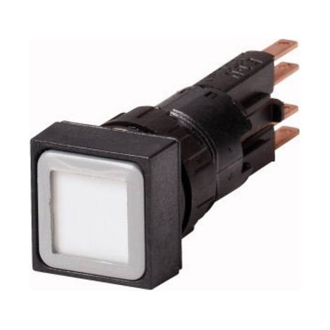 Bouton-poussoir lumineux sans étiquette à rappel EATON Q18LT-X (1/2)