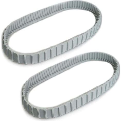 Deux chenilles de rechange grises pour le robot nettoyeur de piscine Maytronics Dolphin (Code produit : 9983152-R2) (1/4)