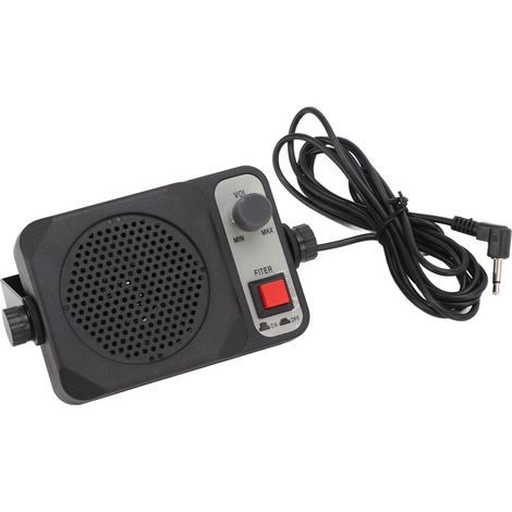 Talkie-walkie haut-parleur externe 8 ohms, son puissant Hifi, volume réglable, compatible YAESU et KENWOOD (1/5)