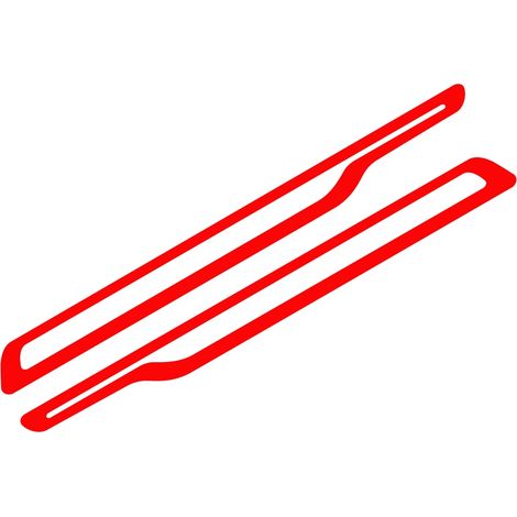 (Rouge - 5 portes F55) Bandes latérales adhésives pour portes MINI John Cooper Works Hatchback (JCW GP Edition) (1/4)