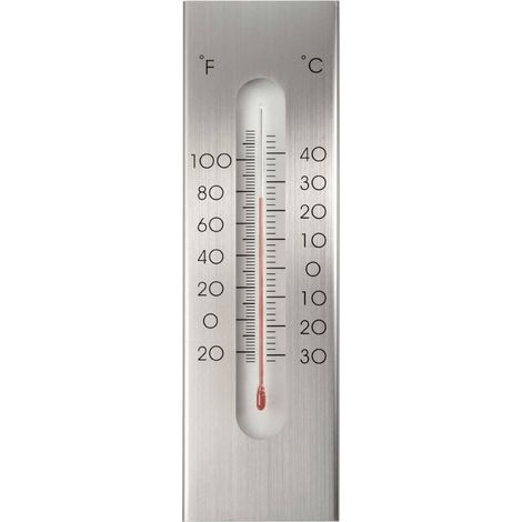 Nature Garten Wandthermometer Aluminium 7 x 1 x 23 cm (1/3)