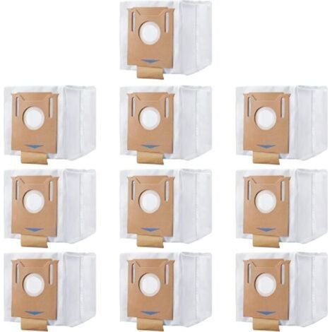 Packung mit 10 Ersatzstaubbeuteln für Ecovacs Deebot T8T9AIVI+/POWER/Pro Staubsauger (1/5)