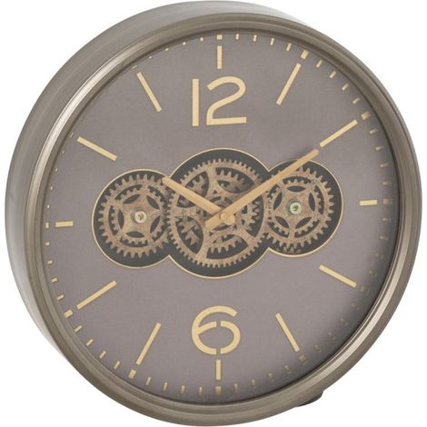 Horloge Murale Engrenage "Plum" 39cm Gris (1/3)