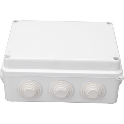 Boîte de connexion électrique, SURFACES Boîte électrique, Boîte de jonction Boîtier électrique ABS IP65 Boîtier d'alimentation étanche pour l'extérieur(150x110x70mm) (1/5)