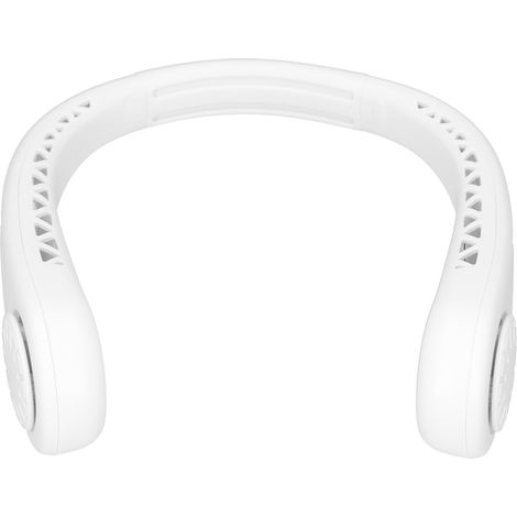 Mini ventilateur de cou portable rechargeable par USB, sans pales et à 3 vitesses. (1/5)