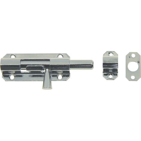 Targette pêne rond dimensions 54x24mm laiton chromé – GUITEL – 5801500