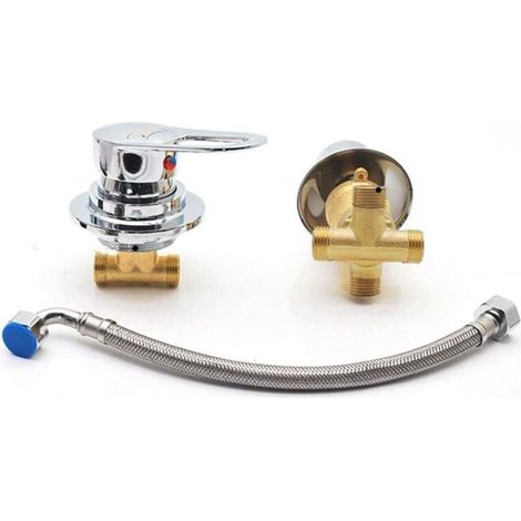 Mitigeur thermostatique de douche 2/5 sorties – Noyau en céramique – Laiton chromé – Conception antitartre pour durabilité (1/5)