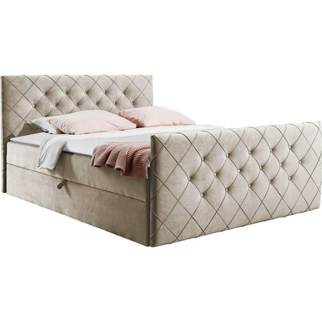 Cama continental Carmen, Amor Velvet 4303, Individuales, Continental, 120x200, Tapiz, Somieres, 124x213x103cm