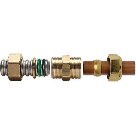 Niples raccordo innesto rapido unione RAME DE18 / CSST DN15 per tubo AISI304-AISI316L A03-0001-01725