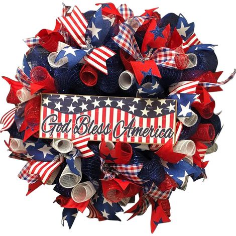 Guirlande Décorative - Guirlande Porte D'Entrée Extérieure - Pour Fête Nationale, Mariage, Fêtes - 43 x 43 cm - PVC - 1 Pièce (1/5)