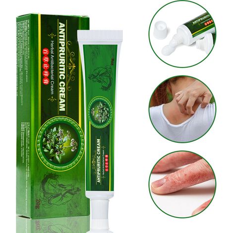 Crème anti-démangeaisons pour eczéma, dermatite, psoriasis et prurit – Pommade apaisante pour irritations cutanées (1/5)