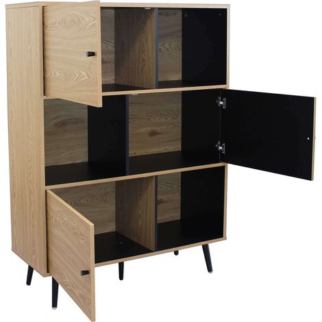 JEN - credenza moderna con sei vani (1/4)
