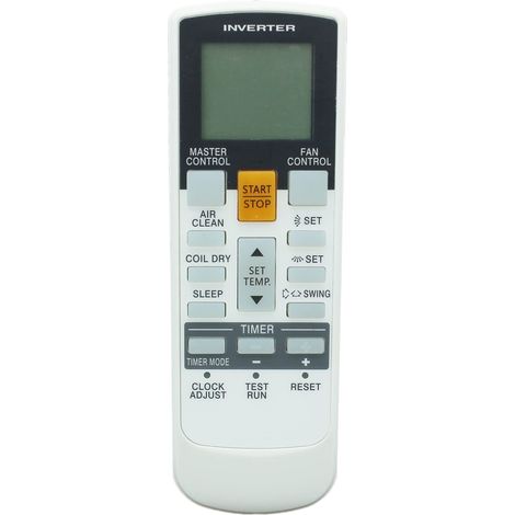 Telecomando sostitutivo AR-RY12 per condizionatore d'aria Fujitsu - Compatibile con AR-RY3, AR-RY5, AR-RY13, RY4, RY11, ASTA18LCC, ASTA24LFC, AR-RAD1E, AR-RAC1C, AR-RAE1E, AR-RAC2E