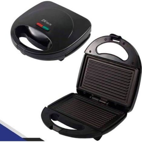 Presse à panini électrique, presse à sandwich 750 W, plaques antiadhésives, presse à panini, machine à sandwich avec voyants lumineux