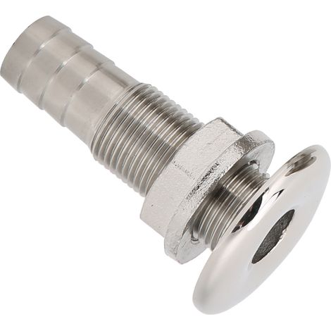 Sortie d'eau extérieure en acier inoxydable pour coque de bateau, accessoire de ventilation de cale de yacht MJS022-1/2 po (1/5)
