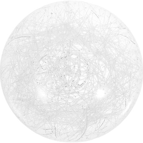 Abat-jour en verre sphérique lampe G9 Diffusion lumineuse douce installation filetée rapide suspension plafonnier lustre intérieur 10 cm (1/5)