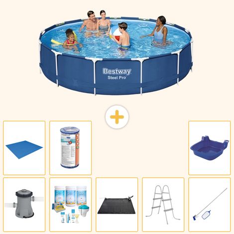 Bestway Bestway Steel Pro Ronde - 396x84 cm - 9-pièces S22114 (1/3)