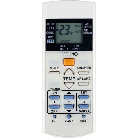 Télécommande pour climatiseur compatible Panasonic KTSX003 infrarouge de remplacement (1/5)