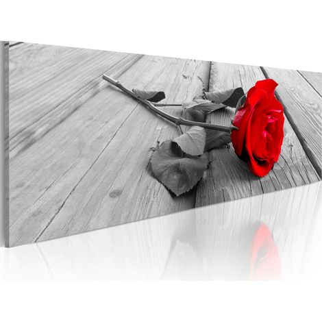 Tableau rose carmin - 135 x 45 cm (1/4)