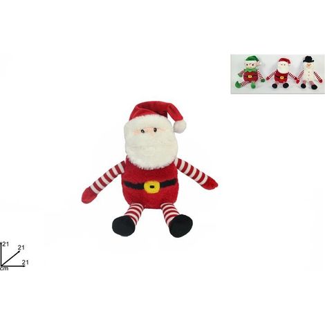 1 Pezzo Peluche Babbo Natale Decorazione Natalizia Vari Modelli
