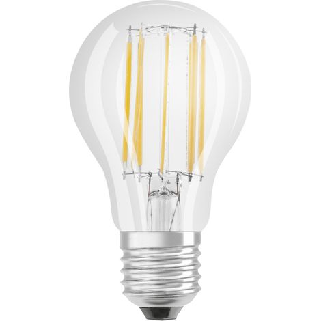 LED Standard Klarglas 10W E27 Warm Weiß Packung à 2 - Osram (1/4)