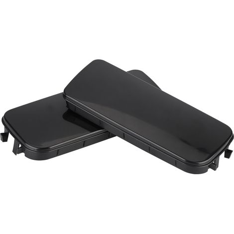 Schwarzer ABS-Rahmen für Nebelscheinwerfer für BMW E30 E36 E46 318 323 325 (3) (1/5)