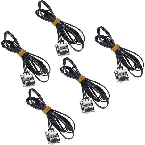 Lot de 5 interrupteurs de fin de course ignifugés à 3 broches pour imprimante 3D Ender 3 (1/5)