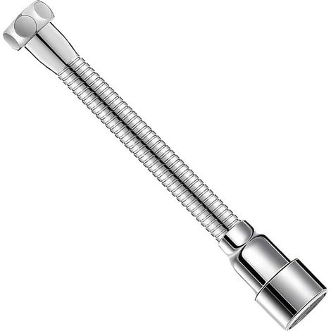 Extensor de grifo de cocina, flexible, 20 cm, 360°, multifuncional, con 2 modos de rociado y dirección fija para cocina y baño.