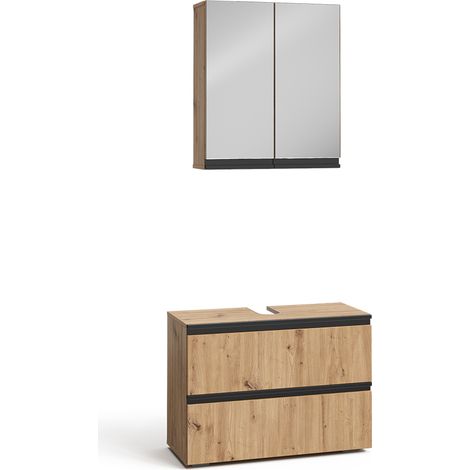 Conjunto de muebles de baño Torren, Artesano, 2 partes, Vicco (1/5)