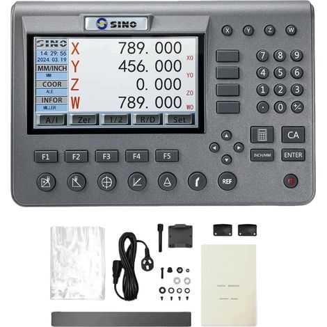 Kit DRO 4 axes pour tour à fraiser, mesure de précision, fonctionnalités conviviales, affichage DRO-SDS200 (1/2)
