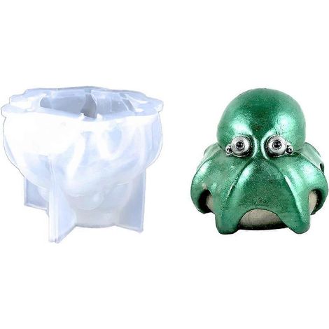 Oktopusförmige Formen zur Kerzenherstellung, Silikon-Kerzenform, DIY-Epoxidharzform