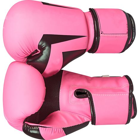 Gant d'entraînement de boxe avec sac de sable, rose, 10 oz, pour hommes, femmes, adultes, enfants et garçons. (1/4)