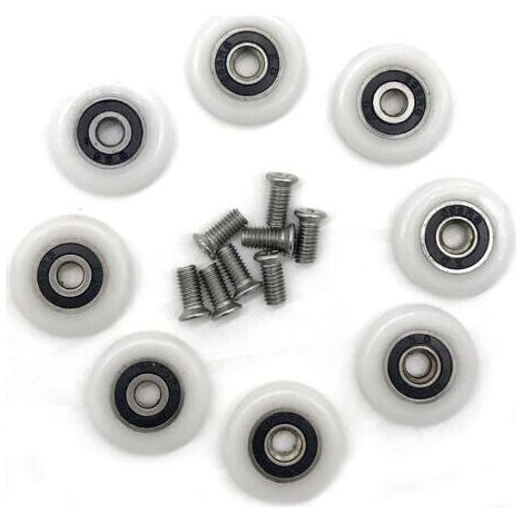 8 galets de porte de douche de (23mmM5screw) (1/5)