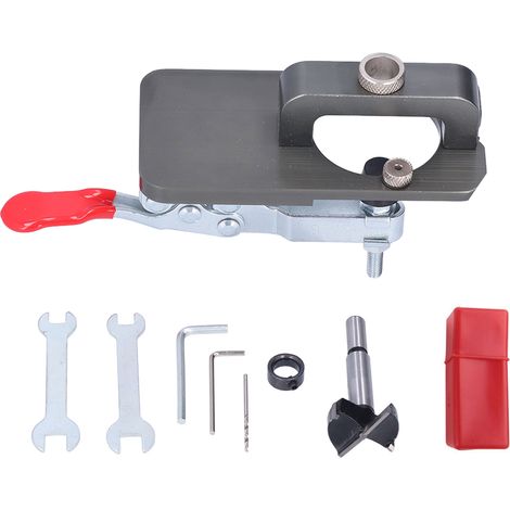 Outil de perçage haute résistance pour charnières, 35 mm, pour le repérage de portes et le travail du bois. Kit d'outils pour le travail du bois. (1/5)