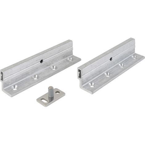 HERMAT Klemmwinkel-Set SAN REMO 9170/HOLZ, Aluminium