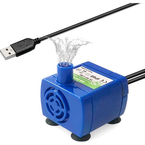 Pompe De Distribution D'Eau Pour Animaux De Compagnie Intelligente Usb Pompe Submersible Sans Brosse Silencieuse, Sans Des Lumières - Sans Des Lumières (1/4)