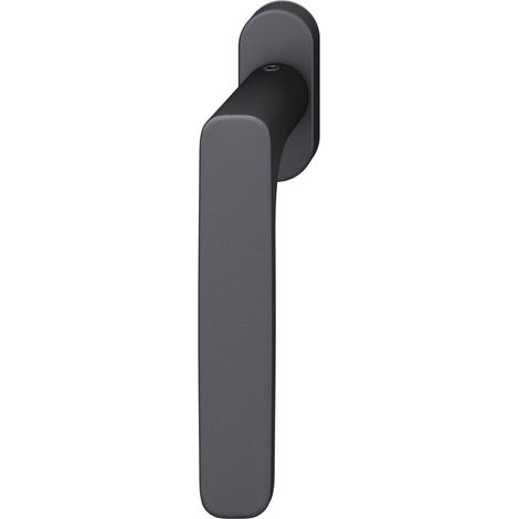FSB Fenstergriff 34 1289 ovale Rosette 27 x 62, Aluminium schwarz matt (1/4)