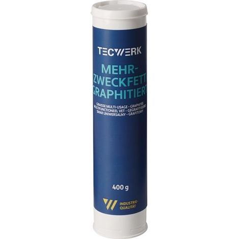 TECWERK Mehrzweckfett graphitiert 400g schwarz Kartusche TECWERK (1/2)