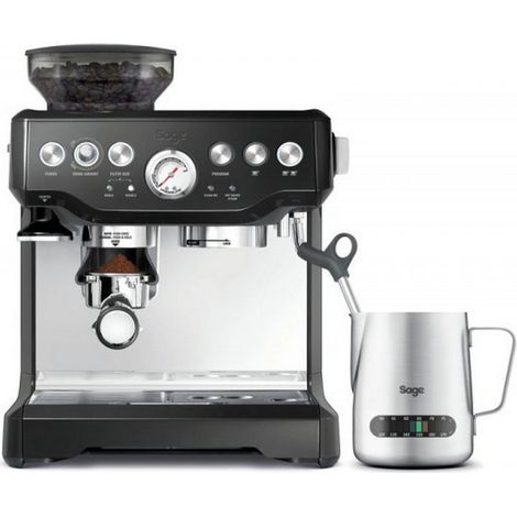 Sage Espresso Maschine Barista Express glänzend schwarz (1/2)