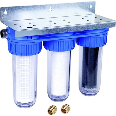 Honeywell Home - Filtro Triplex per l'acqua piovana, attacco DN20 FF60 (1/2)