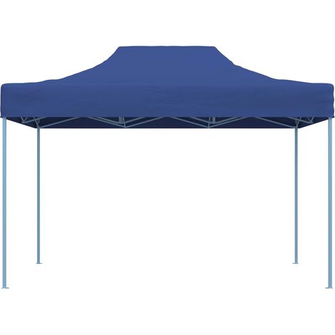 vidaXL Party Tent Folding Blue 280 x410 x 315 cm Oxford Fabric