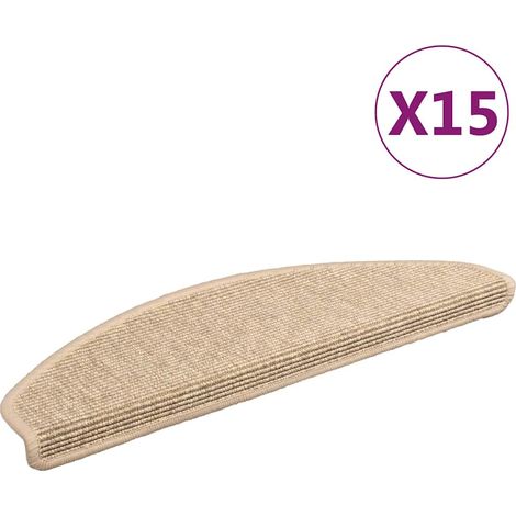 Maison Exclusive - Stufenmatten 15 Stk. 65x21x4 cm Hellbeige Halb