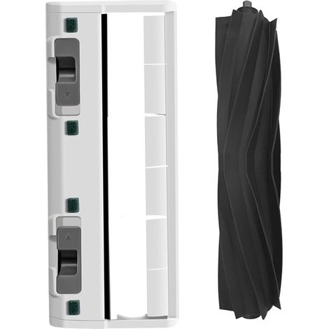 Hauptgummibürste für Ecovacs OZMO Staubsauger der Serien T20, T10, T9, T8, T5 und 950 (weiß)